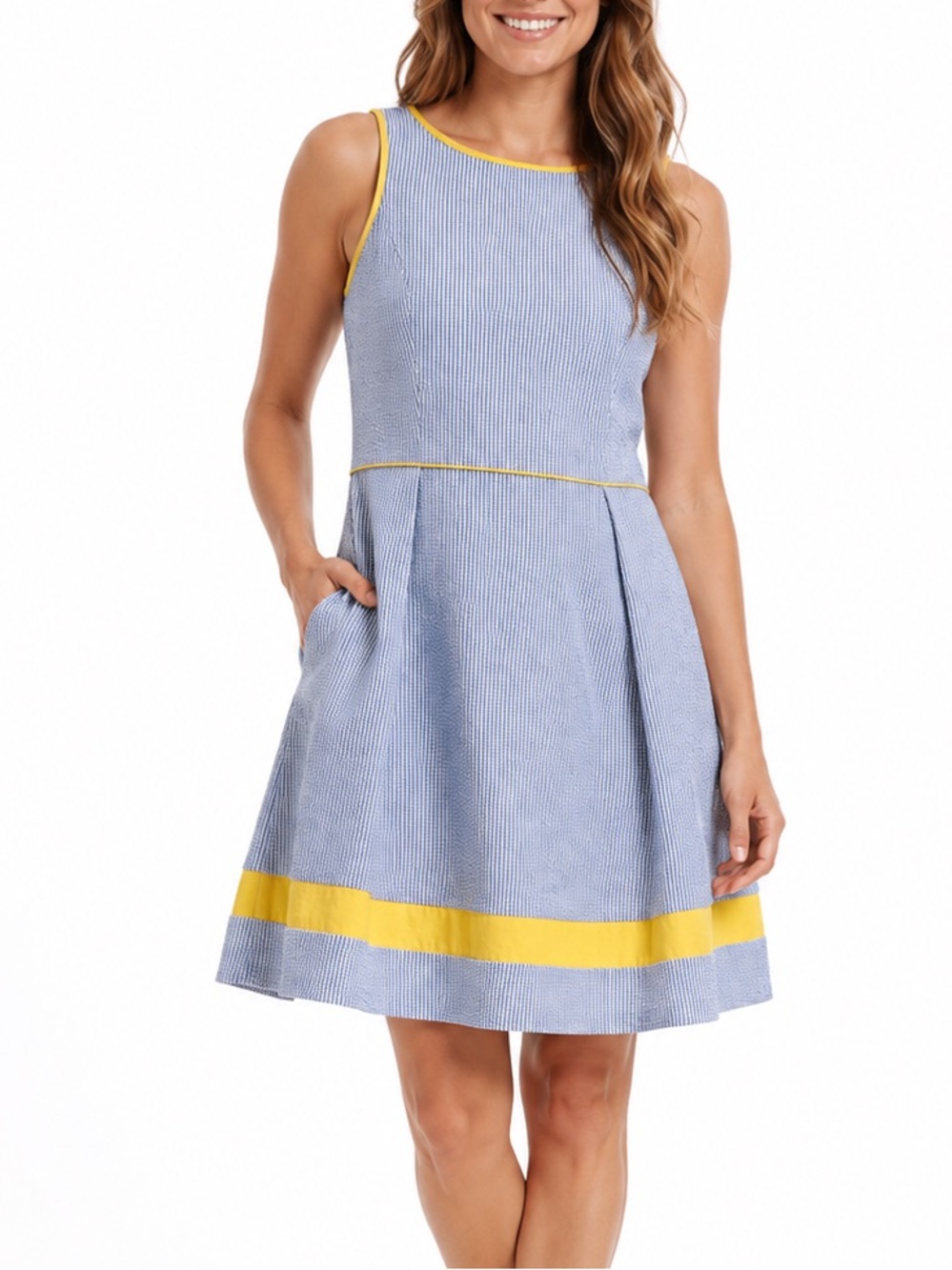 Elle  Seersucker Dress